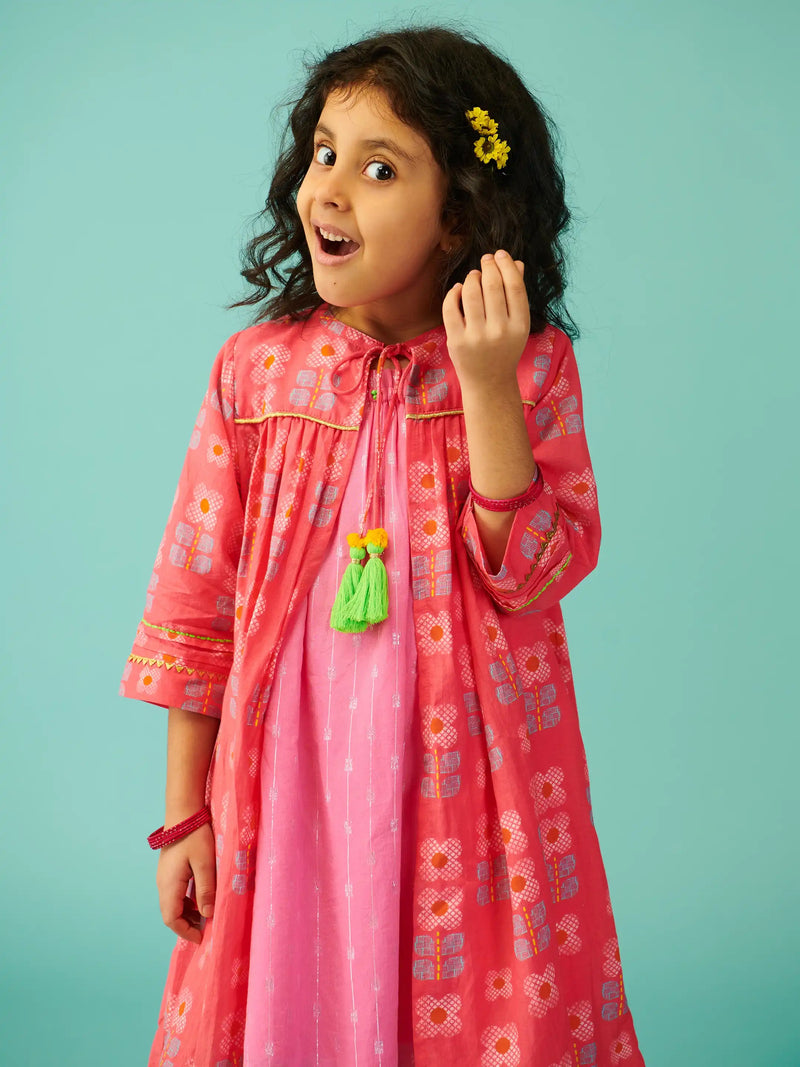Gulbahaar Dress & Cape Set
