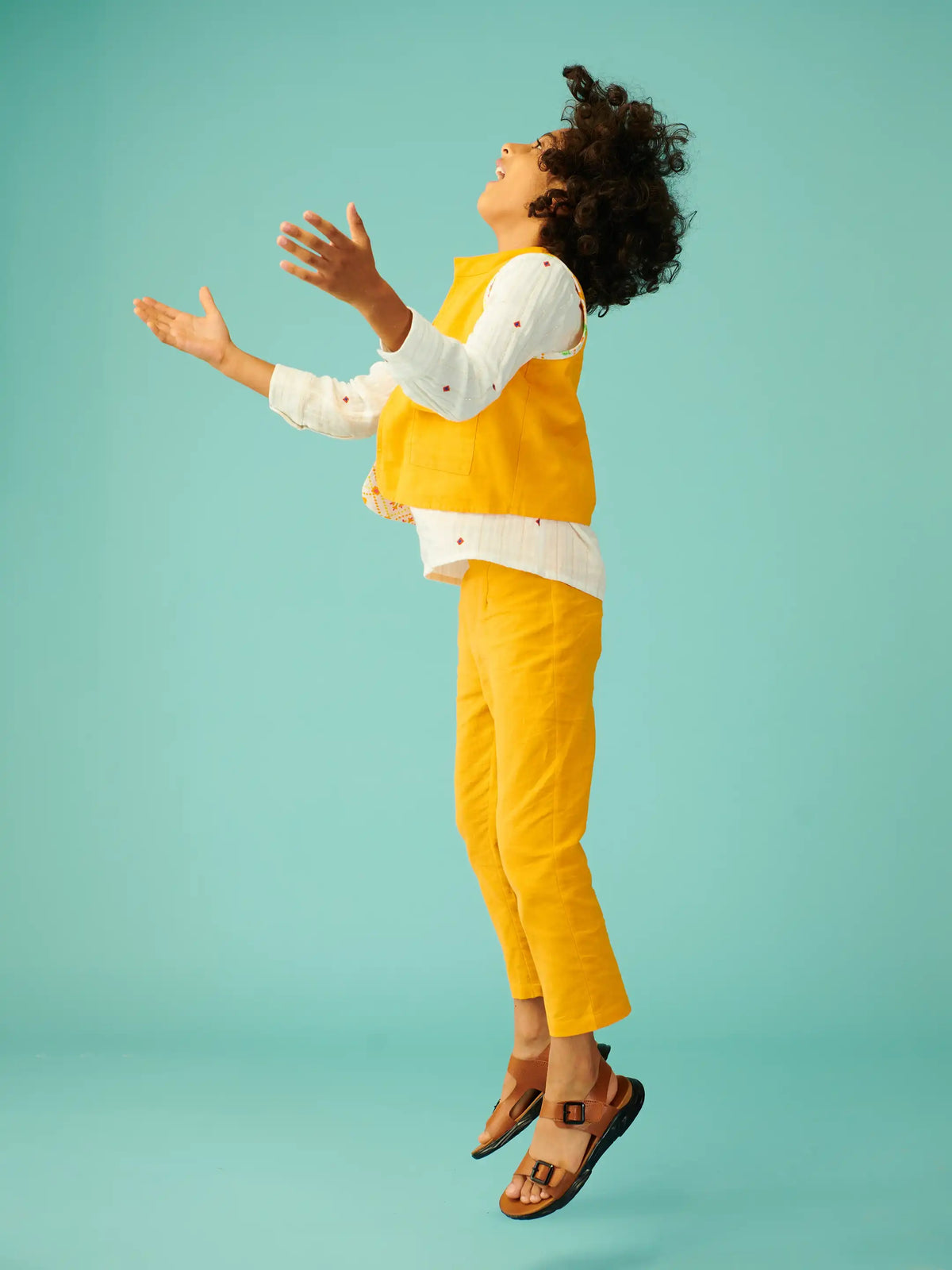 Soorajmukhi Boys Set With Reversible Nehru Jacket