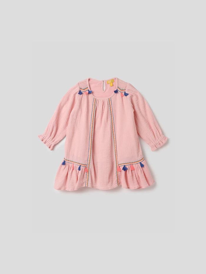 Pink Tassel Dress