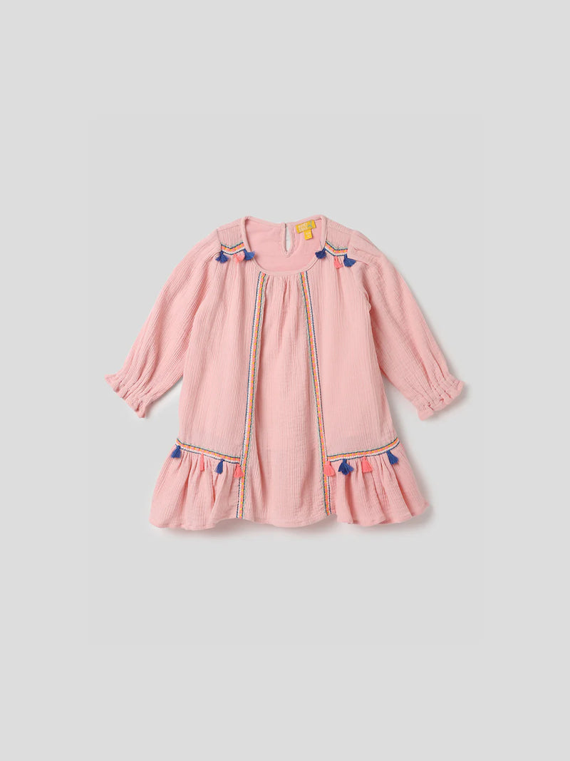Pink Tassel Dress