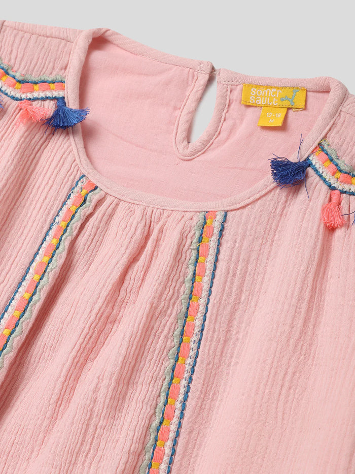 Pink Tassel Dress