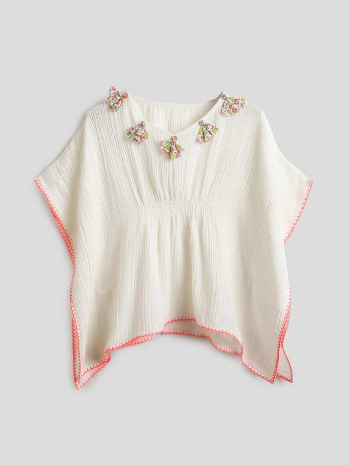 Floral Tassel Coverup