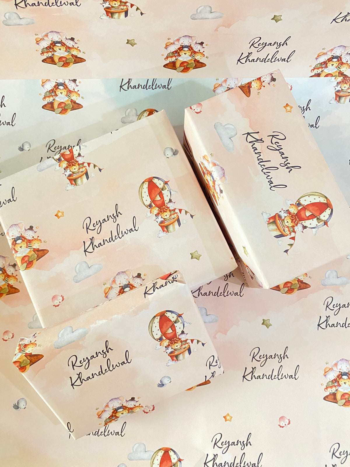 Safari Sky Adventures Wrapping Paper