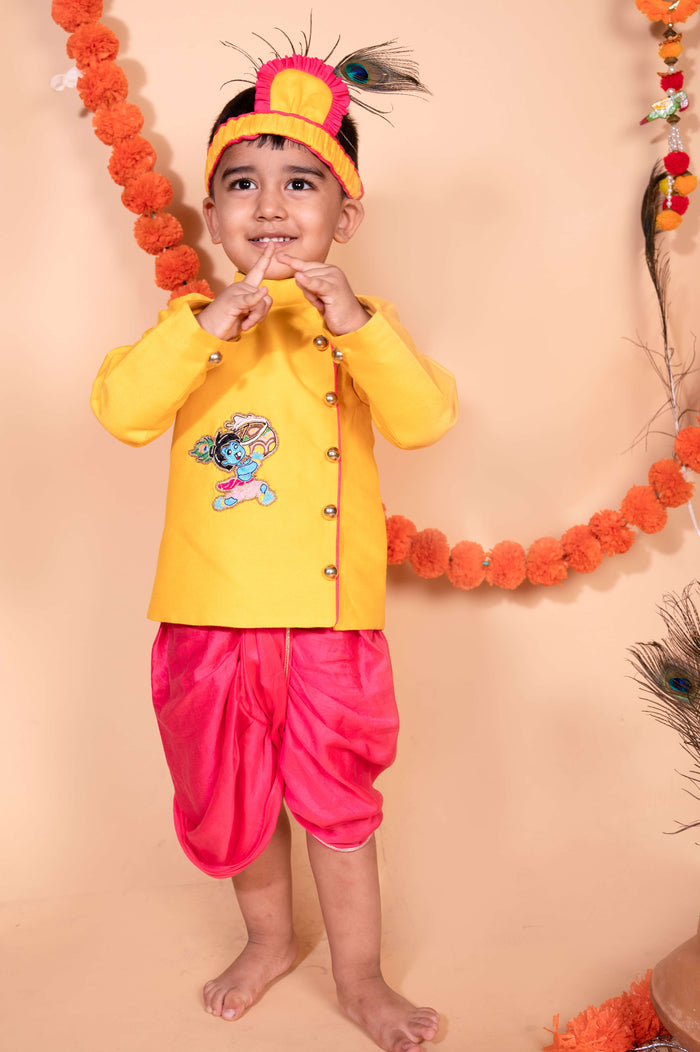 Oh So Ethnic Kurta And Dhoti Set