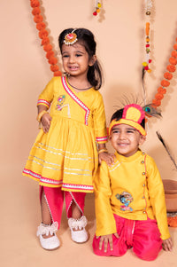 Oh So Ethnic Kurta And Dhoti Set