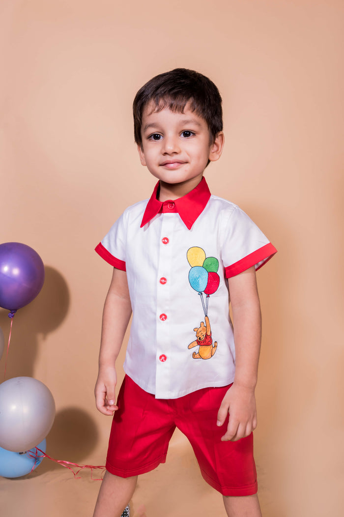 Like You Beary Much Teddy Bear Embroidered Shirt