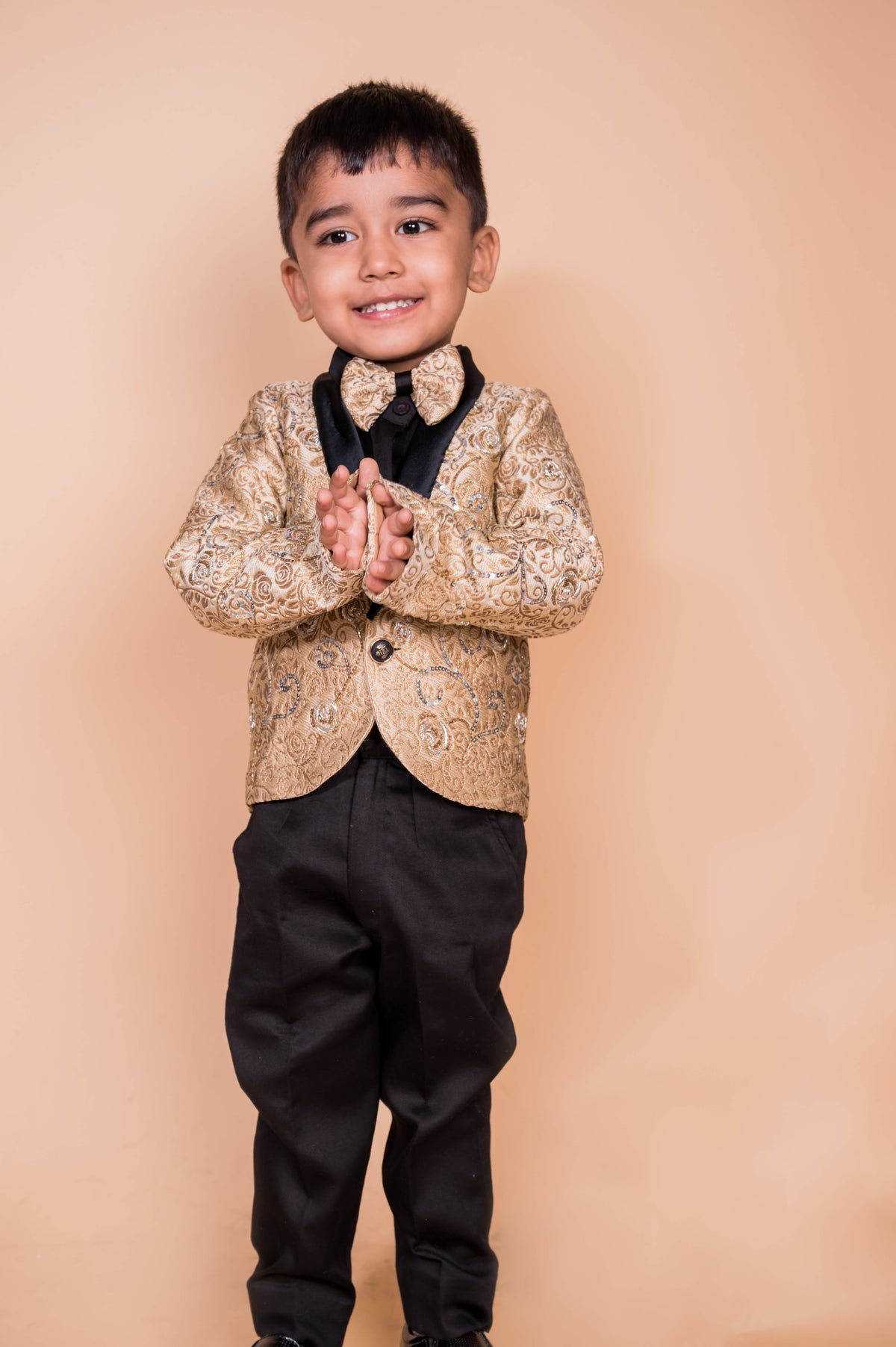 Overloaded Brocade Embroidered Suit Set