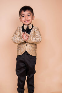 Overloaded Brocade Embroidered Suit Set