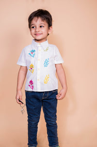 Baby Shark Embroidered Shirt