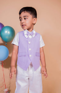 Stay Cool Purple Three Piece Set