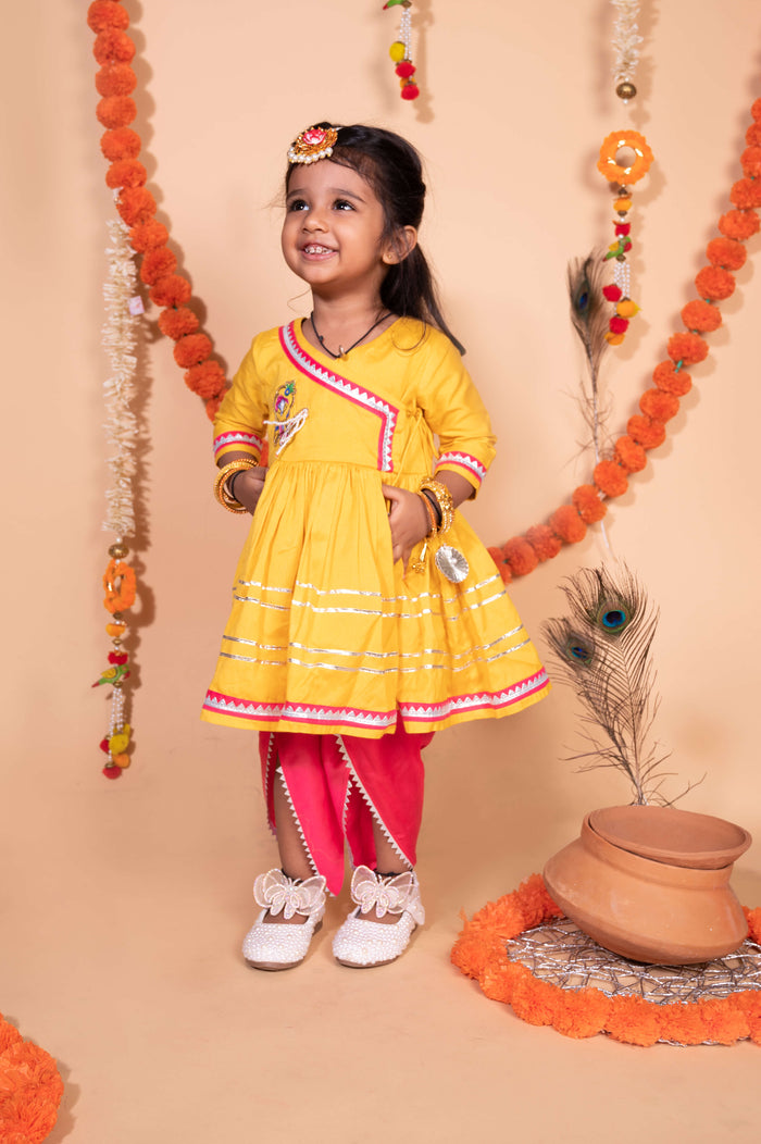 Oh So Ethnic Kurti And Dhoti Set