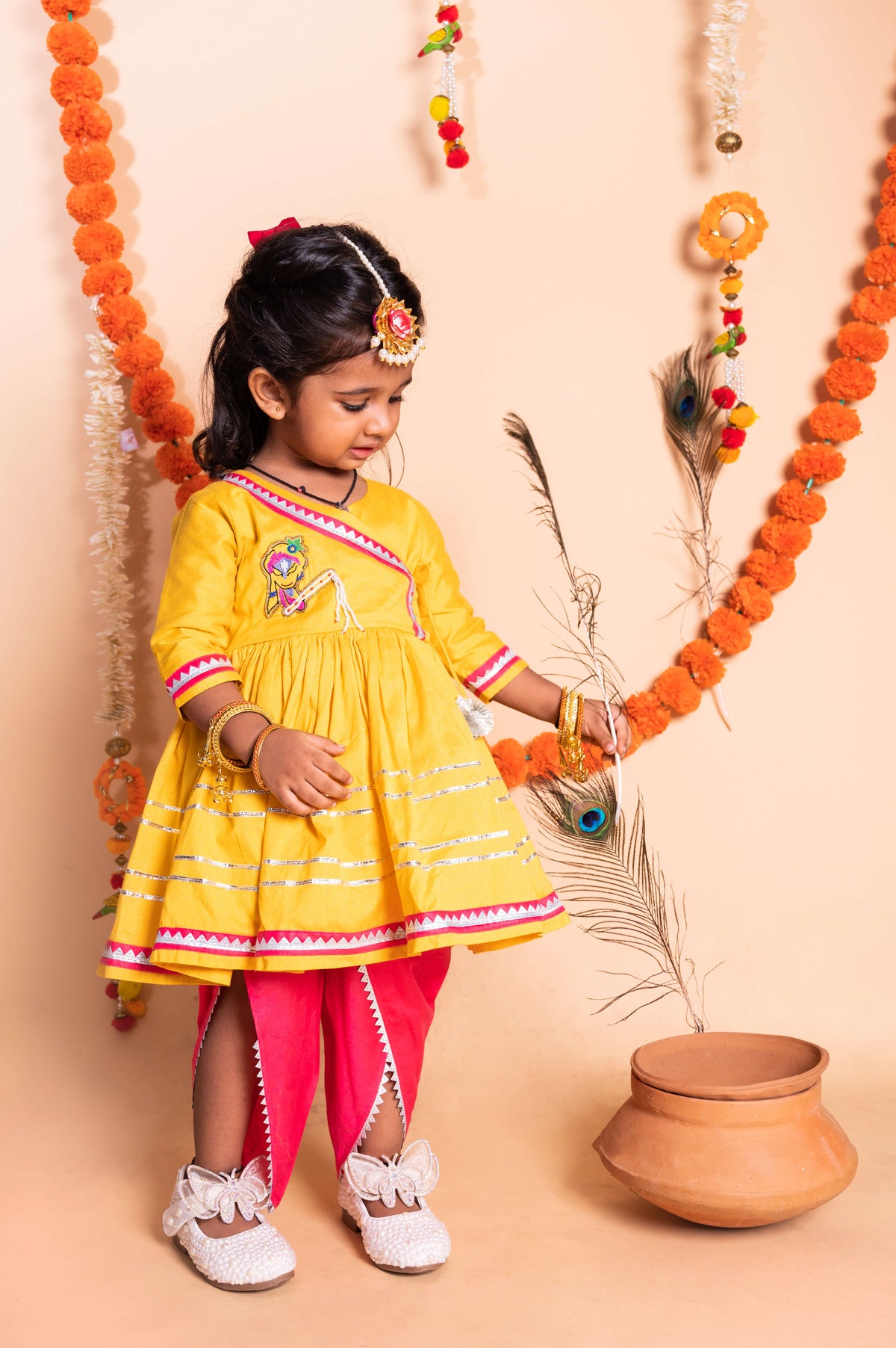 Oh So Ethnic Kurti And Dhoti Set