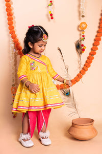 Oh So Ethnic Kurti And Dhoti Set