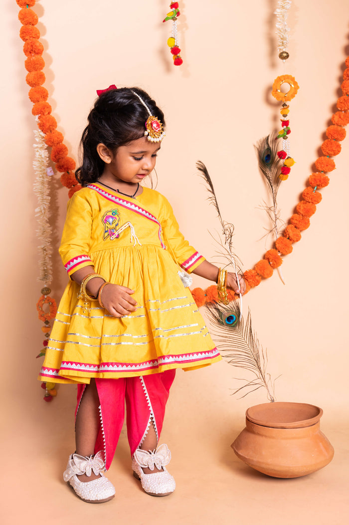 Oh So Ethnic Kurti And Dhoti Set
