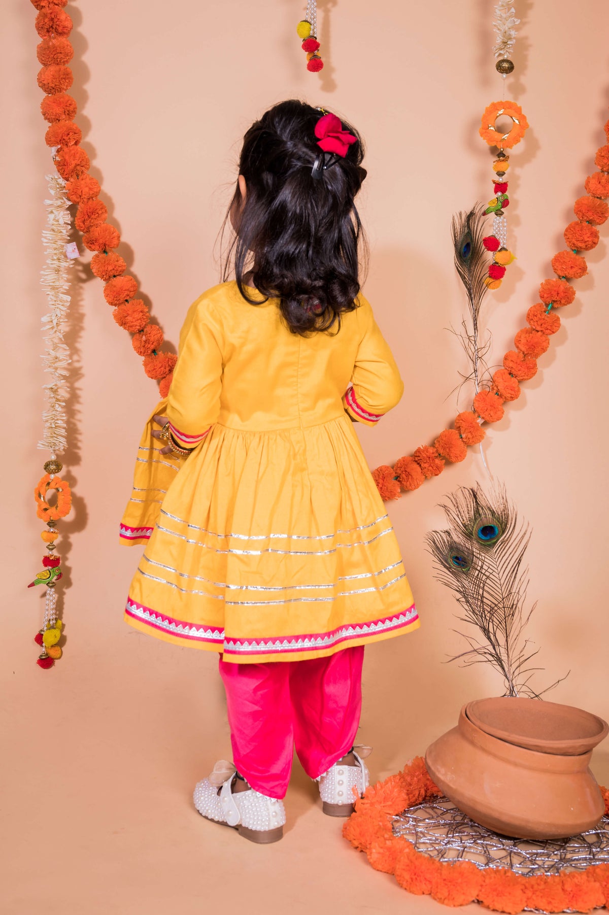 Oh So Ethnic Kurti And Dhoti Set
