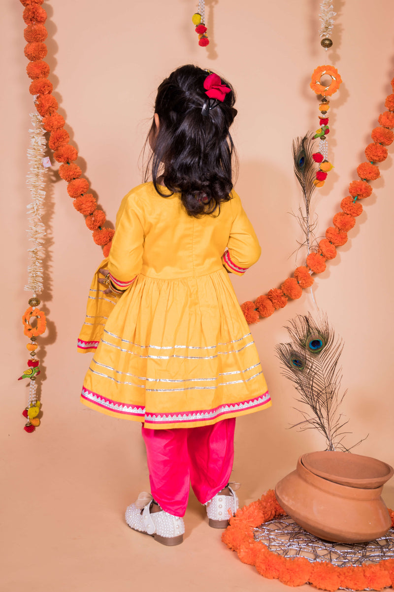 Oh So Ethnic Kurti And Dhoti Set
