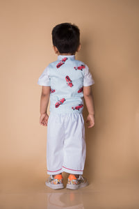 Fun On The Wheels Car Print Two Piece Set