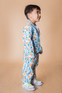 Party Wear Two Piece Suit Set  Animal Kingdom Print