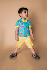 Sweet Summer Watermelon Print Shirt And Pant Set