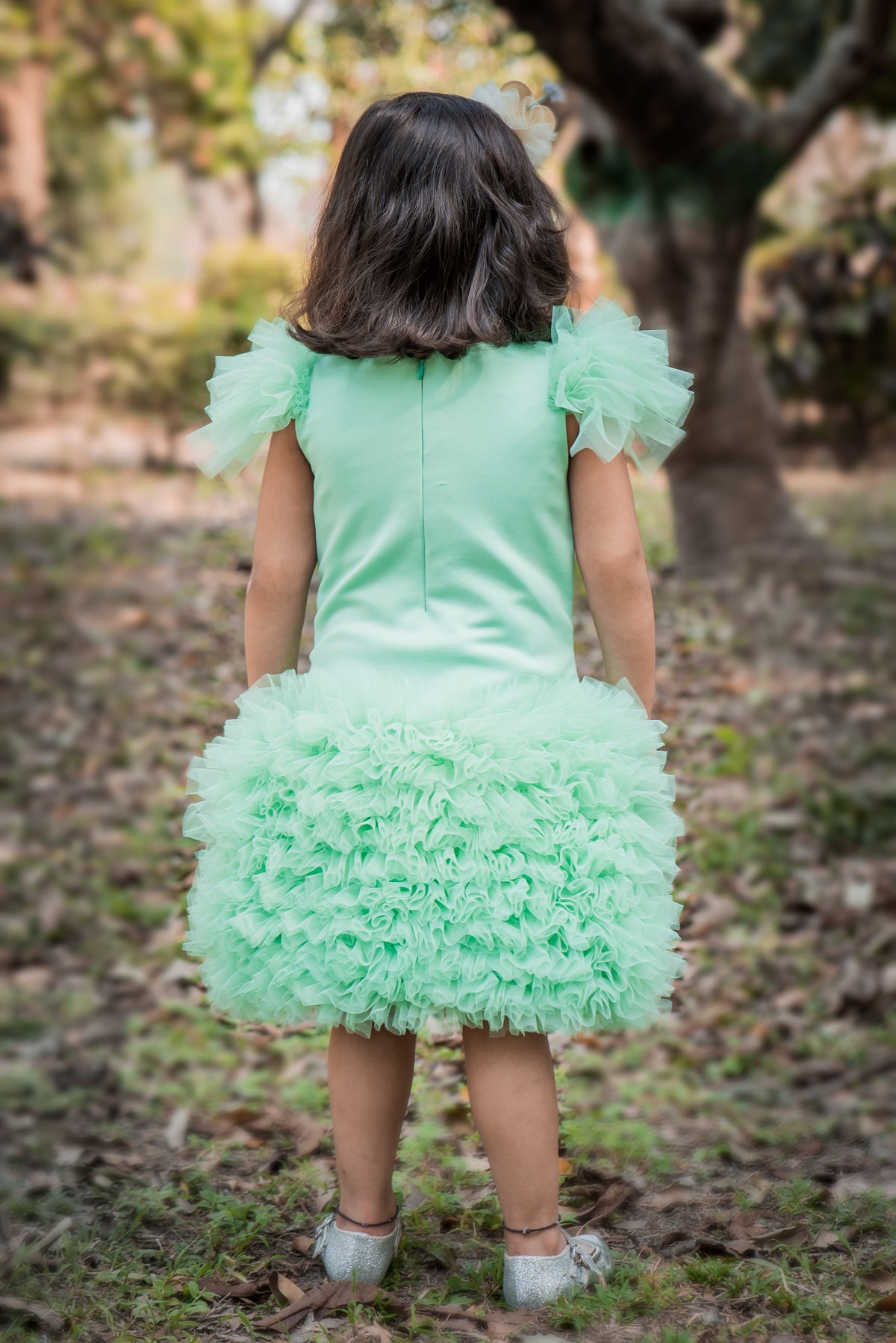 Candy Floss Mint Frilly Dress
