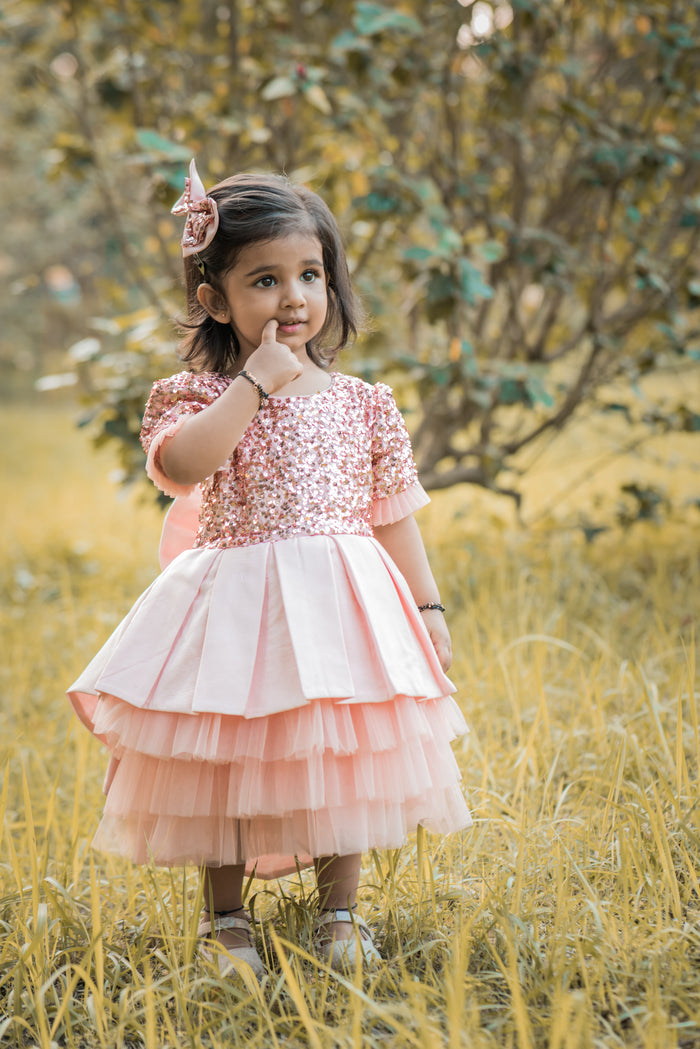 Let Me Sparkle Rose Gold Sequin Dress