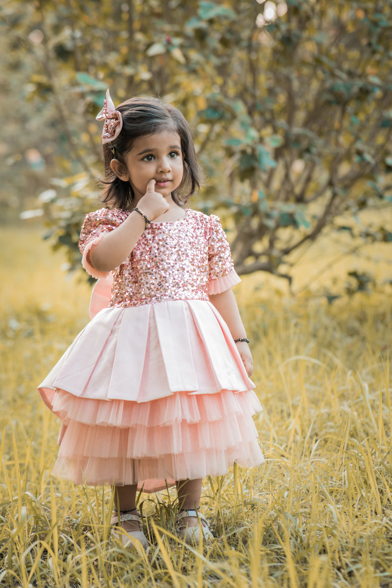 Let Me Sparkle Rose Gold Sequin Dress