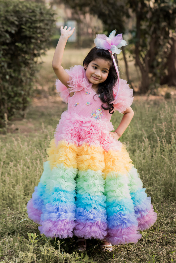 Follow Your Dream Rainbow Gown