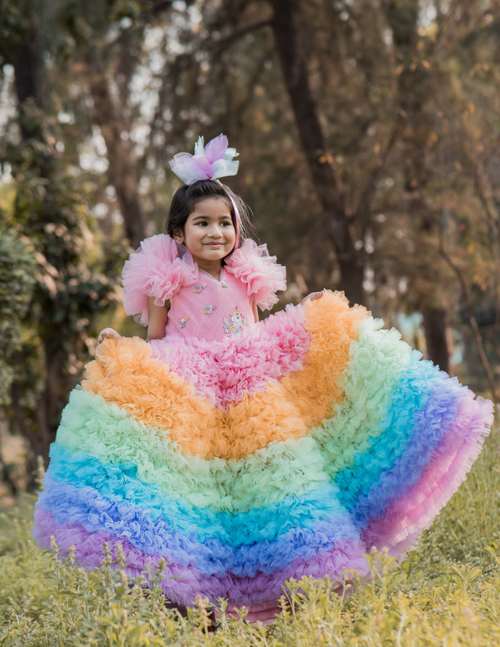 Follow Your Dream Rainbow Gown