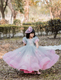 A Dash Of Naughtiness Ruffled Gown