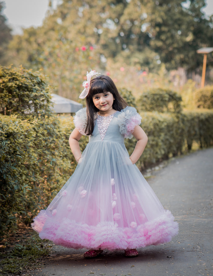 A Dash Of Naughtiness Ruffled Gown