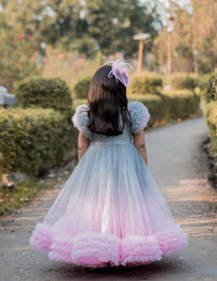 A Dash Of Naughtiness Ruffled Gown