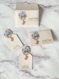 Teddy Balloon Set (Blue)