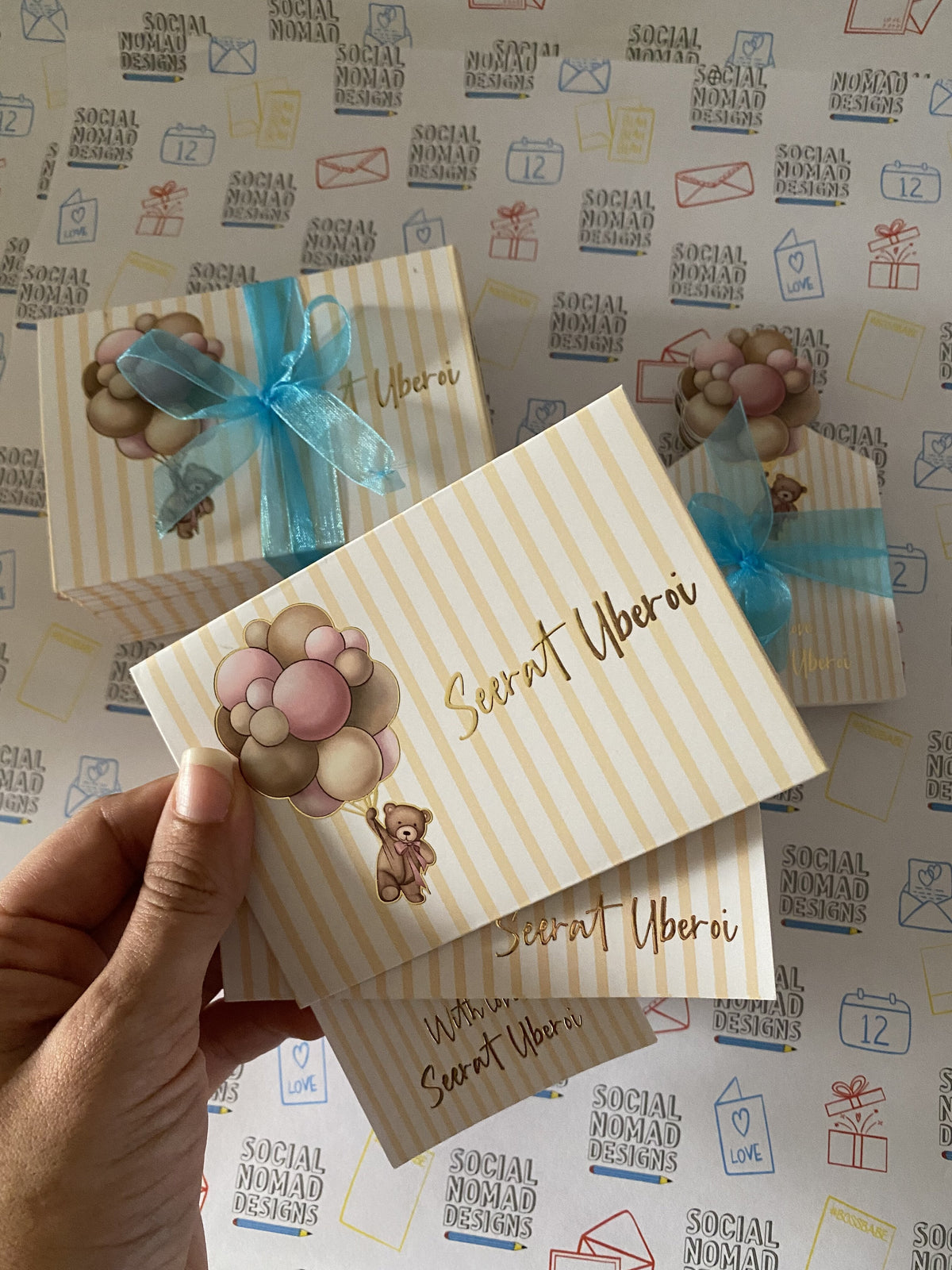 Teddy Balloon Set (Pink)
