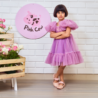 Pretty  Lavender Party Wear Dress
