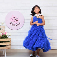 Tiny Tots Gown In Royal Blue