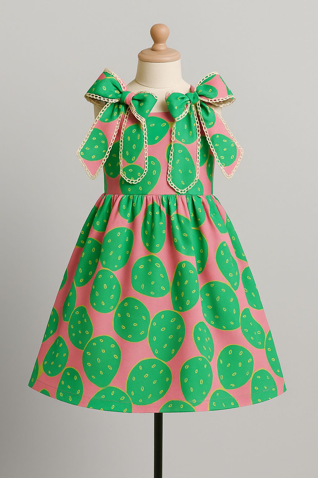 Cactus Print Summer  Frock