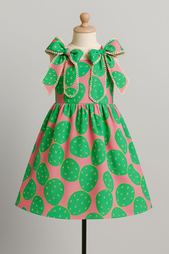 Cactus Print Summer  Frock