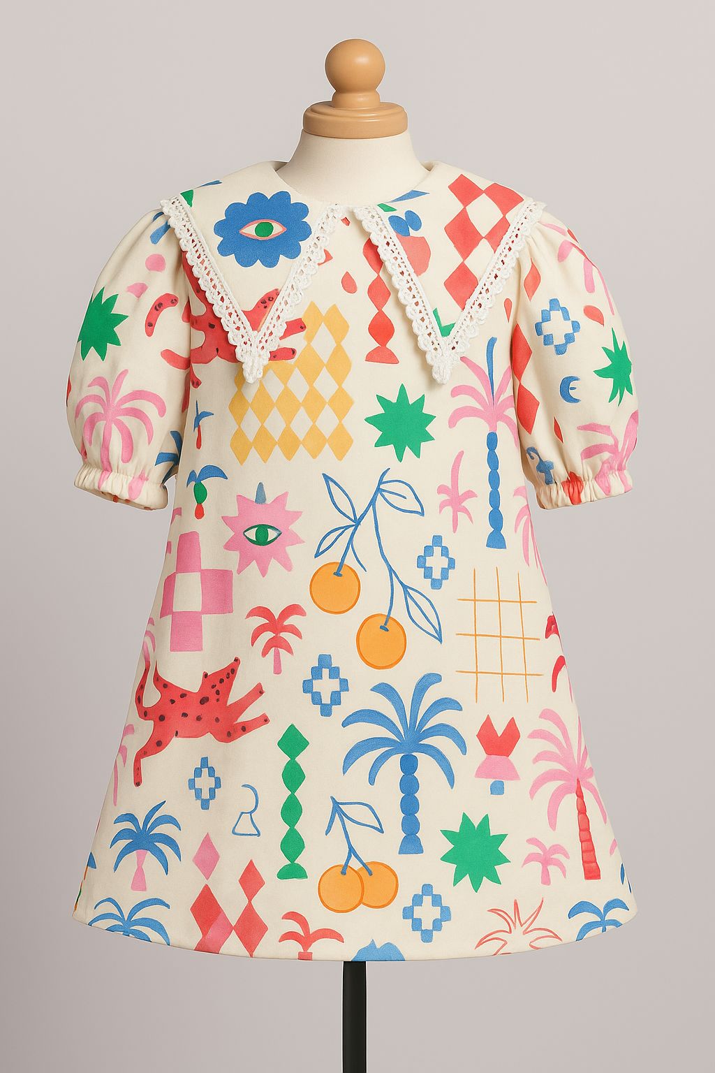 Graphic Printed Aline Dress