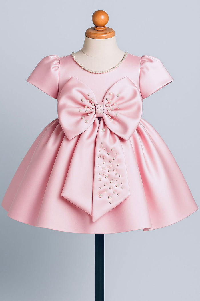 Princess Pearl Bow Dress