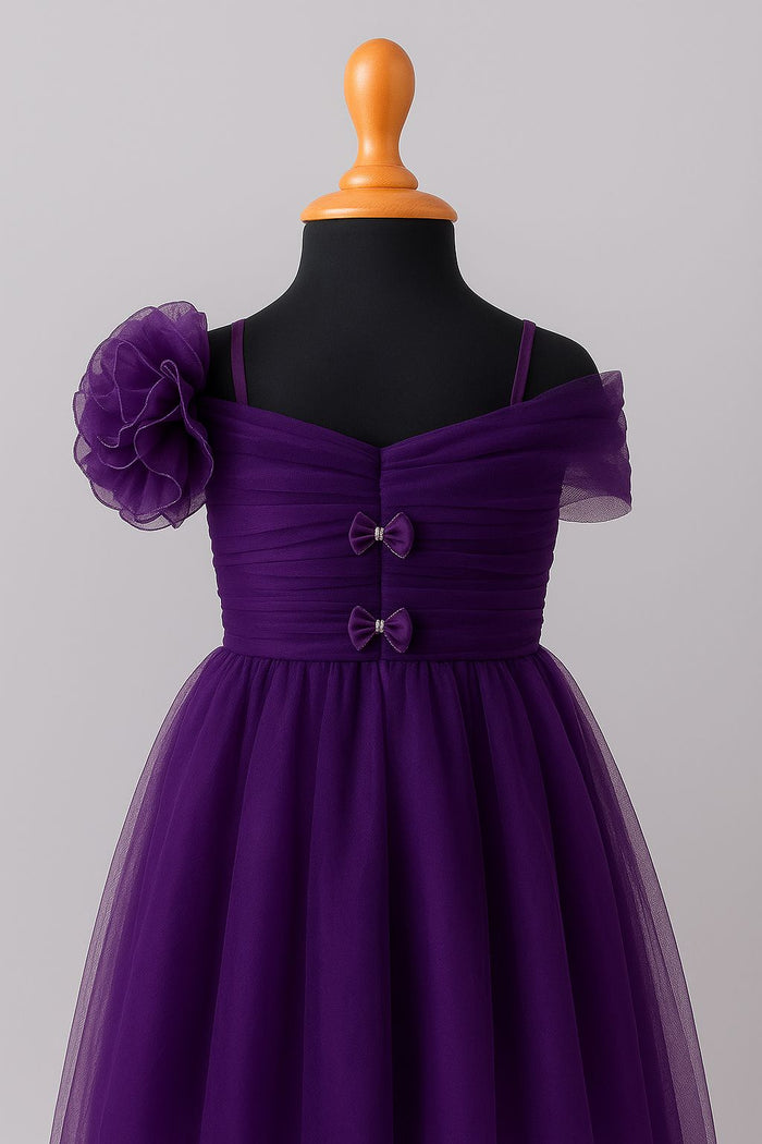 Royal Plum Princess Dress
