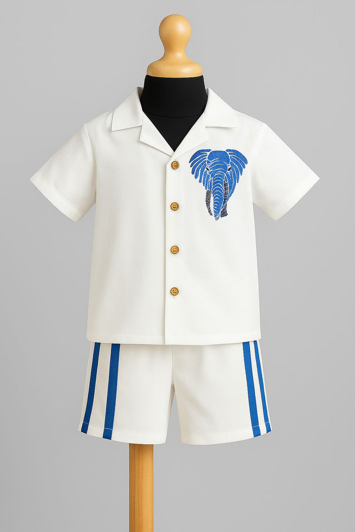 Elephant  Embroidered Co-Ord Set