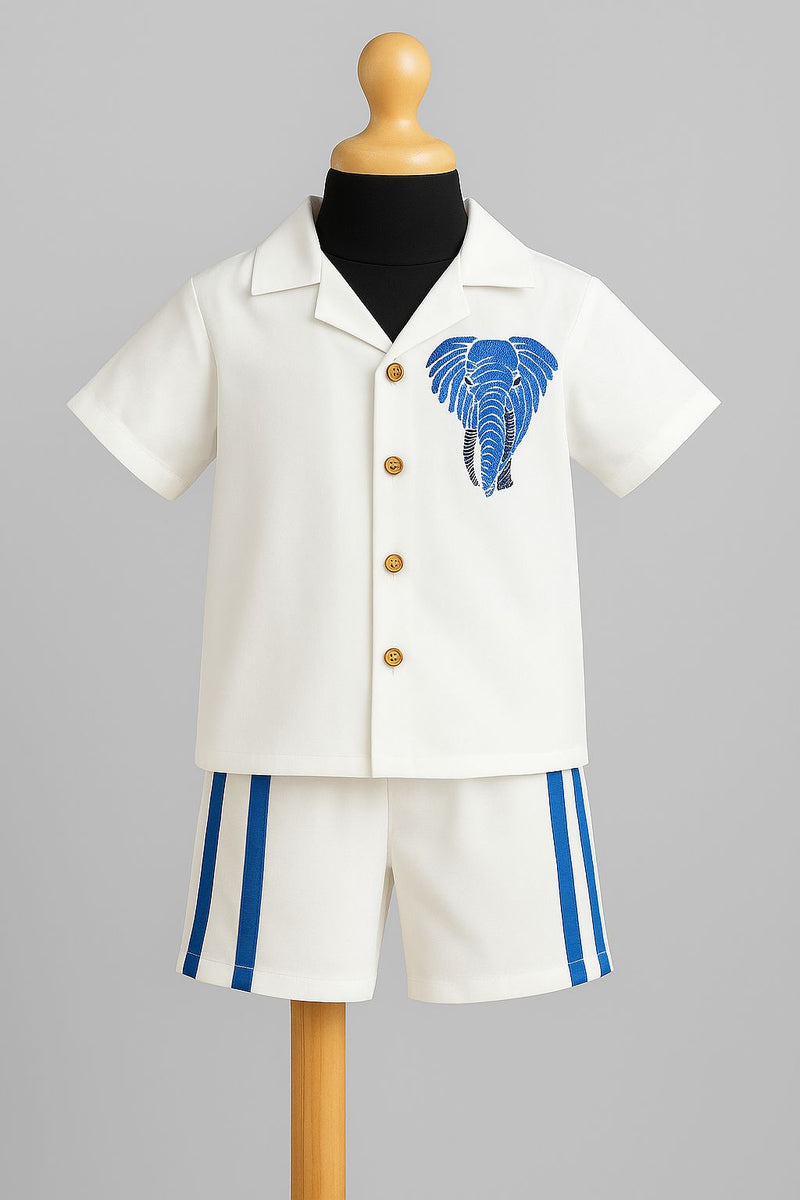 Elephant  Embroidered Co-Ord Set