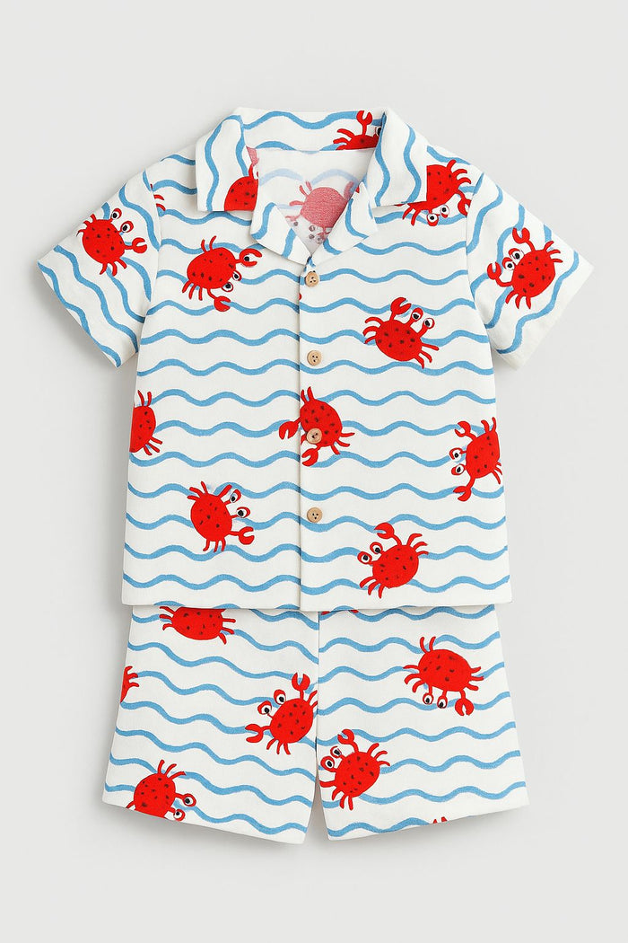 Crabby Waves Co-Ord Set