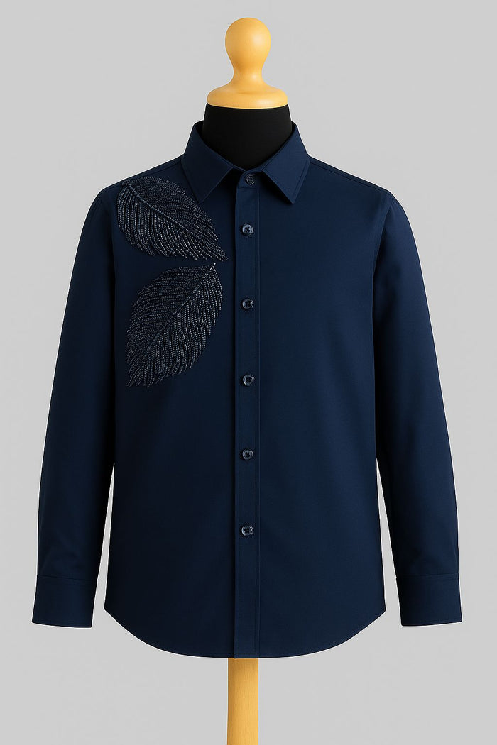 Midnight Leaf Shirt