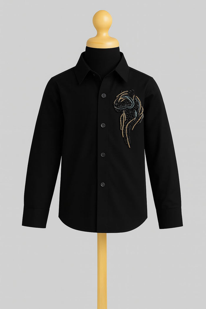 Mufasa ( Lion ) Hand Embroidered Shirt