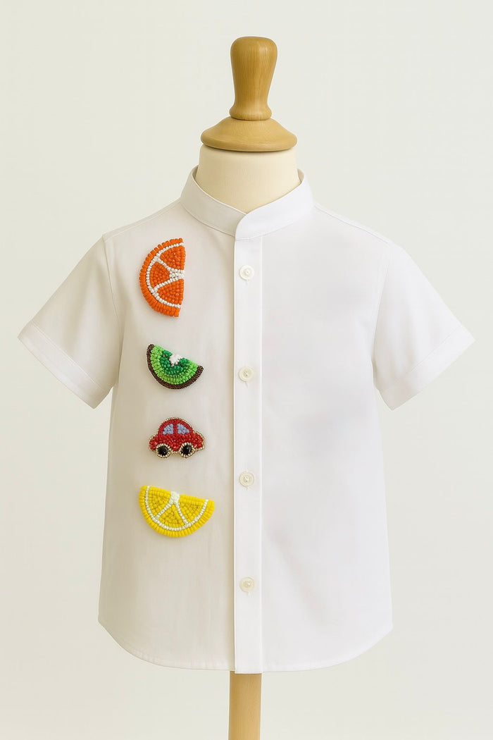 Fruity Embroidery Shirt
