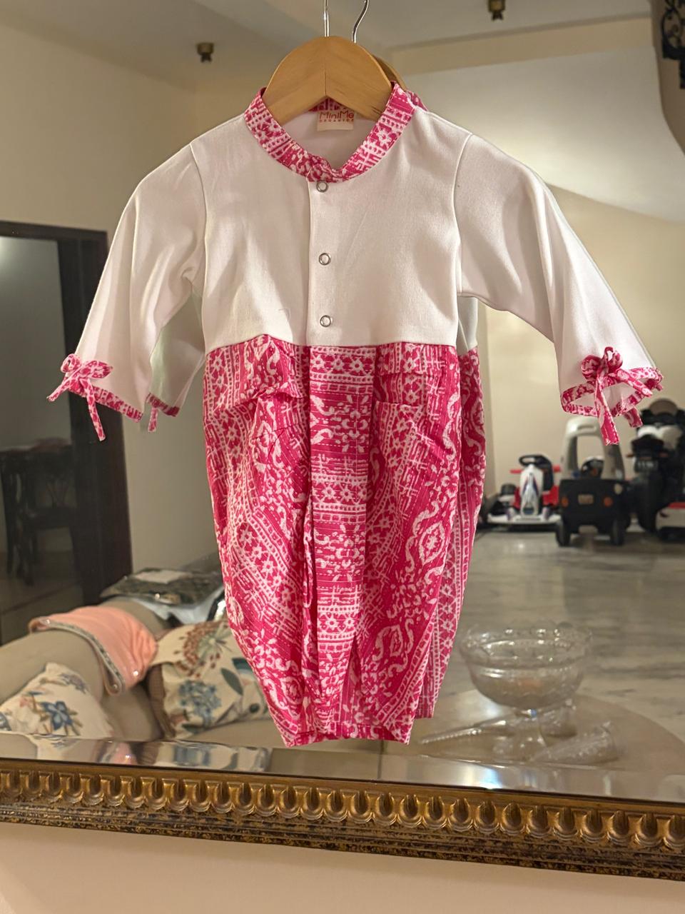 Cotton Dhoti Bodysuit