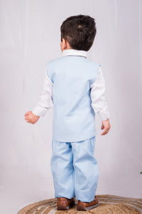 Cute Teddy Waistcoat Set