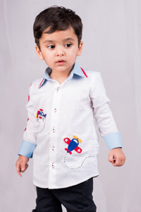 Fly Hight Aeroplane Shirt