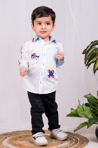 Fly Hight Aeroplane Shirt
